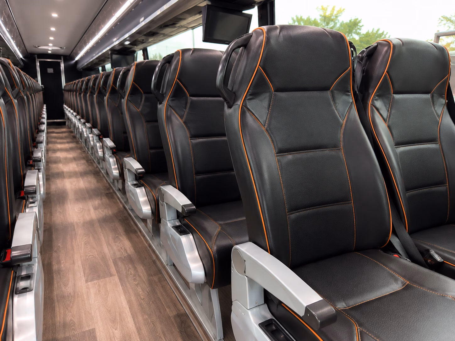 gilbert charter bus interior gallery