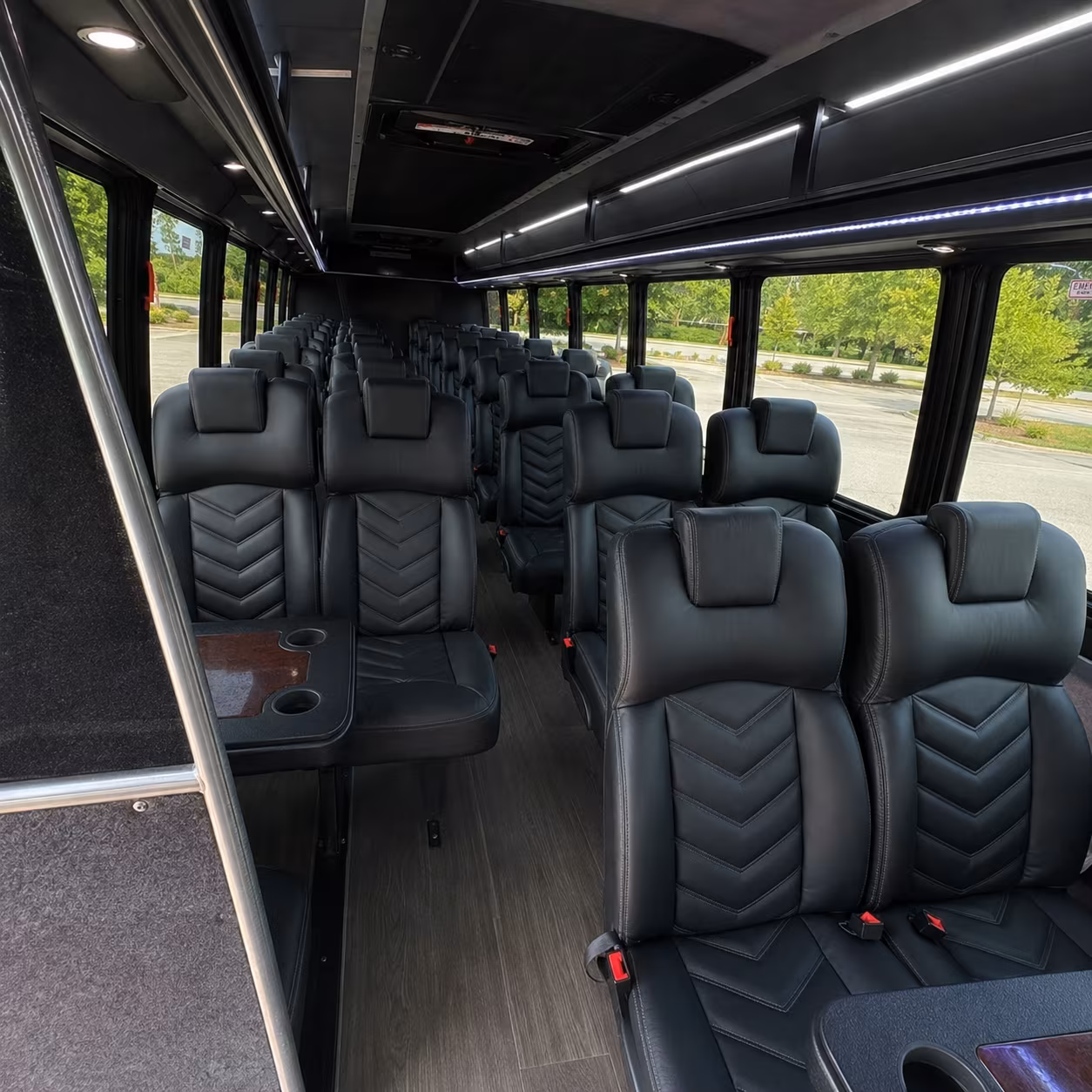 marana concert transportation onboard seating