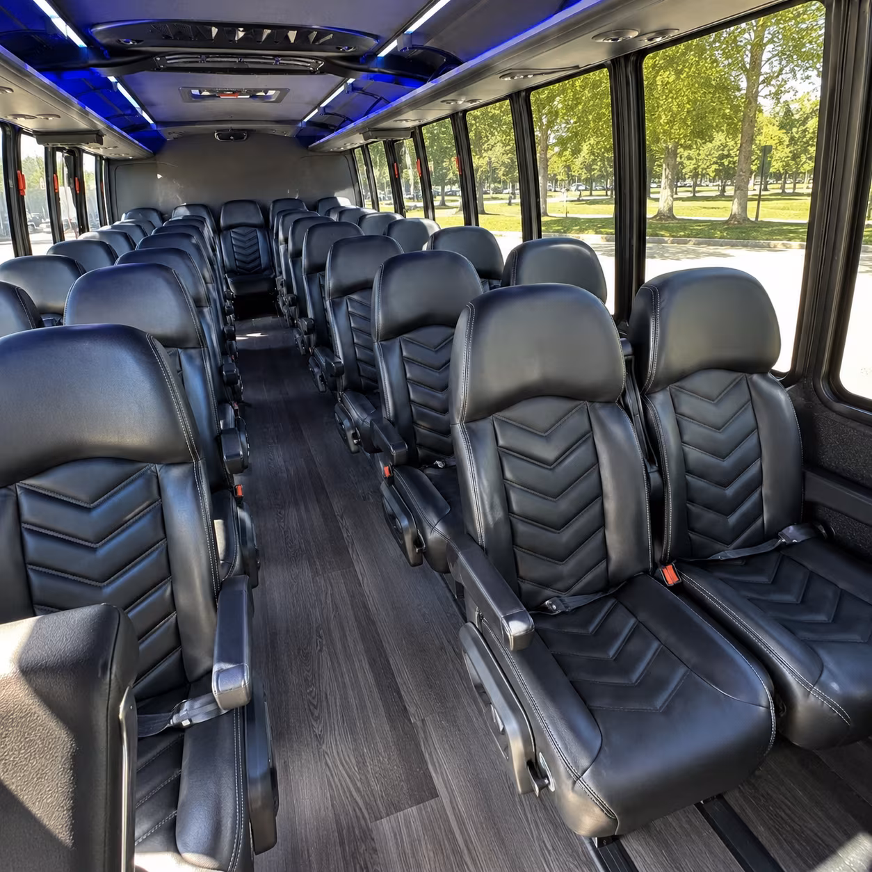 marana corporate event transportation onboard seating