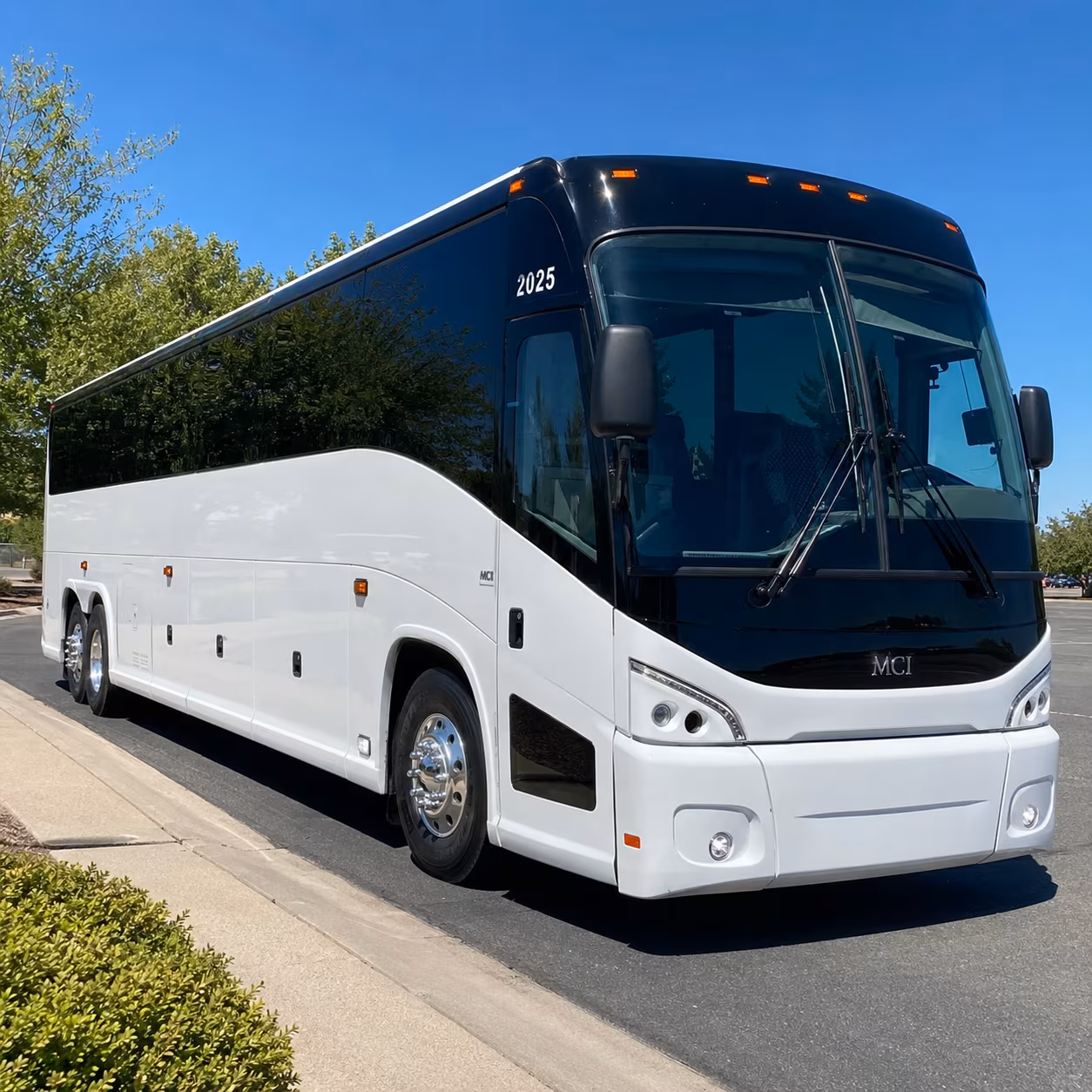 phoenix charter bus rental exterior