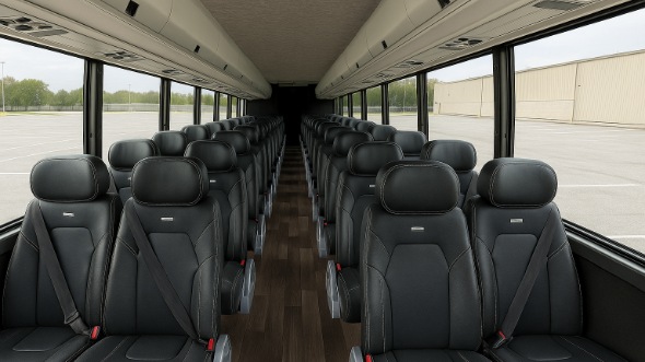Interior of Charter Bus Company Marana's 25 Passenger Mini bus in Marana
