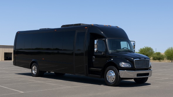 Exterior of Charter Bus Company Marana's 28 Passenger Mini bus in Marana