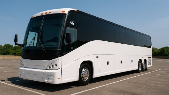 Exterior of Charter Bus Company Marana's 50 Passenger Charter Bus in Marana