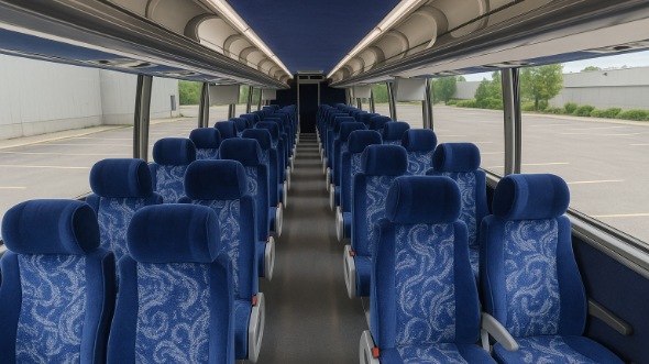marana 54 passenger charter bus inside